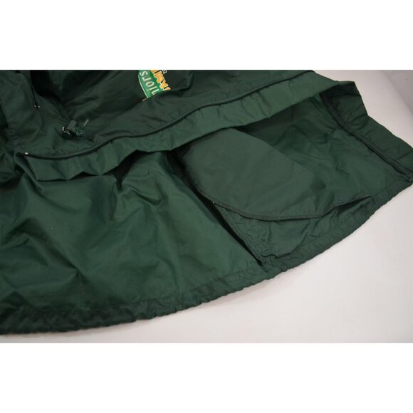 BC Senior Games Windbreaker w/ Hood Green Retro Mens Large British Columbia Vtg - Picture 7 of 9